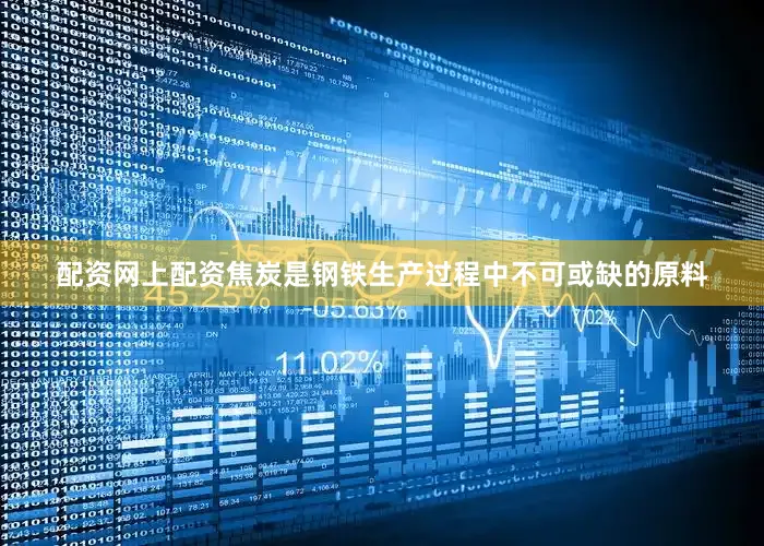 配资网上配资焦炭是钢铁生产过程中不可或缺的原料