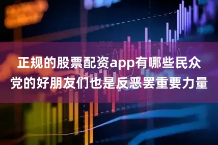 正规的股票配资app有哪些民众党的好朋友们也是反恶罢重要力量